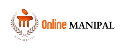 Online Manipal logo with online MANIPAL wordmark for distance education and online learning